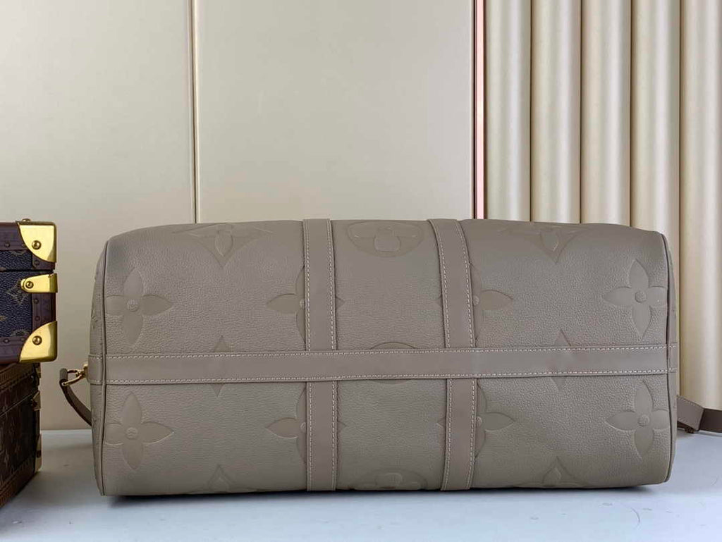 Louis Vuitton Keepall Bandoulière 50 M46114 Gray Leather