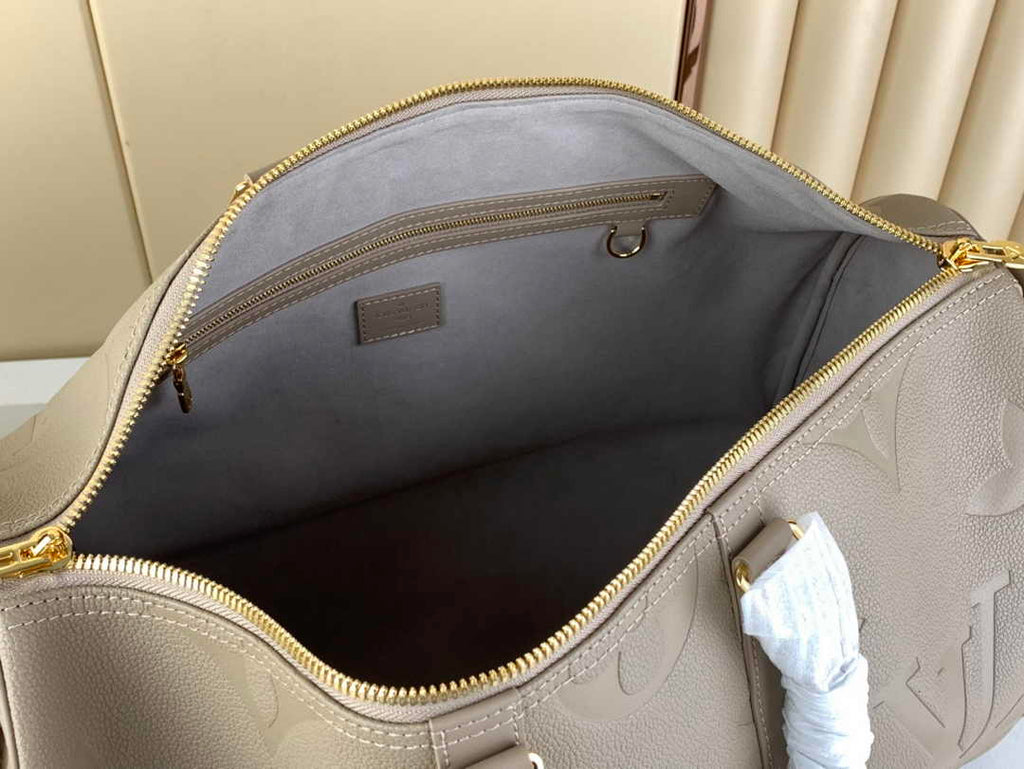 Louis Vuitton Keepall Bandoulière 50 M46114 Gray Leather