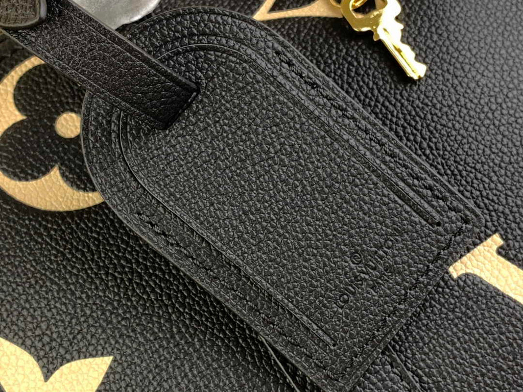 Louis Vuitton Keepall Bandoulière 50 M46670 Black Leather