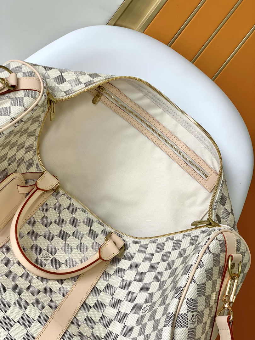 Louis Vuitton Keepall Bandoulière 55 N41429 Damier Azur Canvas