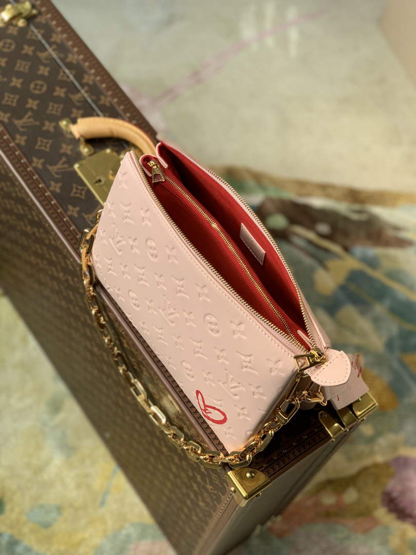 Louis Vuitton LV M58739 Coussin PM Handbags Light Pink - Default Title - View 8