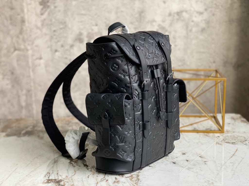 Louis Vuitton M20899 Christopher Backpack PM Leather Black - 32 x 39 x 12 cm / Monogram canvas - View 5