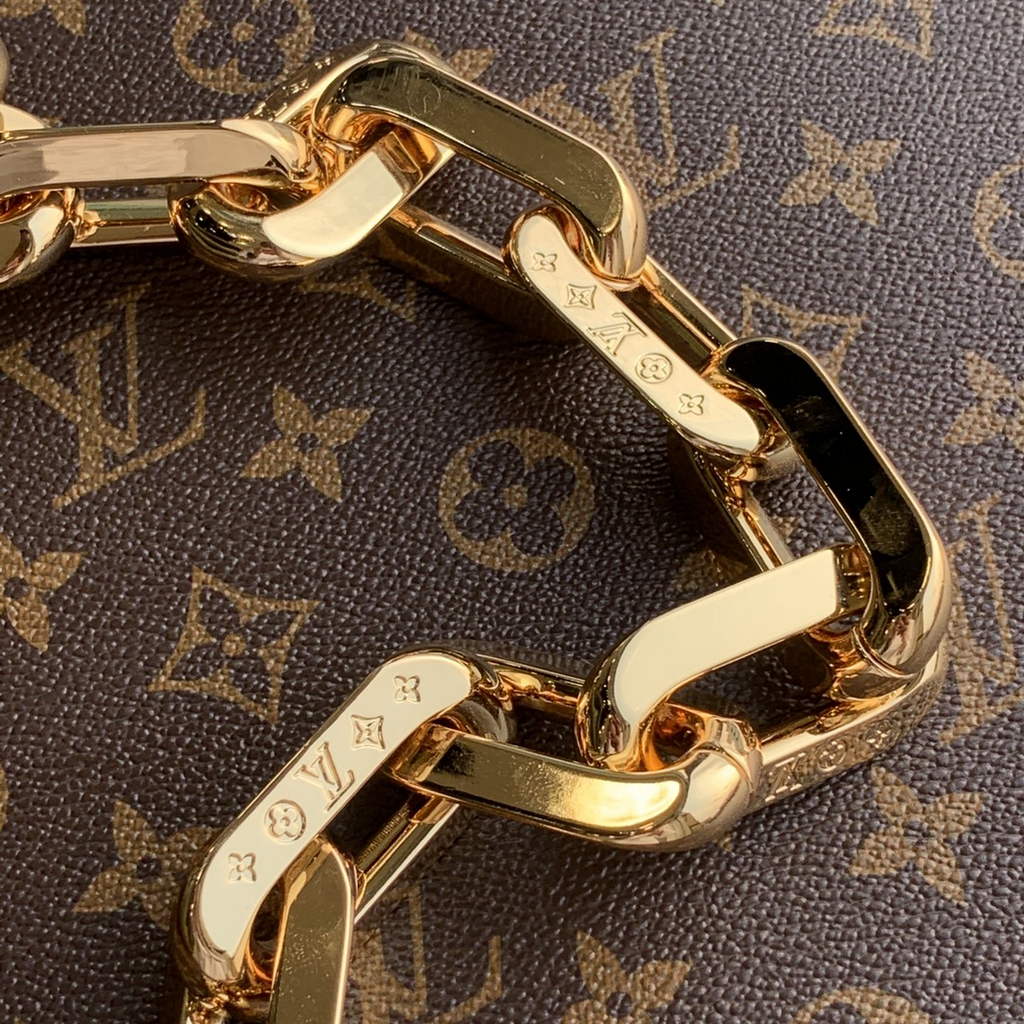 Louis Vuitton M21281 Coussin MM Shoulder Handbags Lambskin Khaki - Default Title - View 6