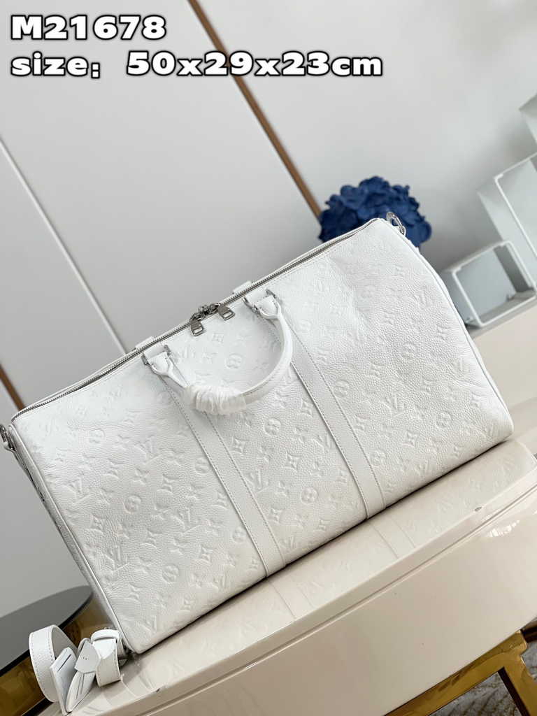 Louis Vuitton M21678 LV x YK Bandoulière Keepall 50 Taurillon Monogram