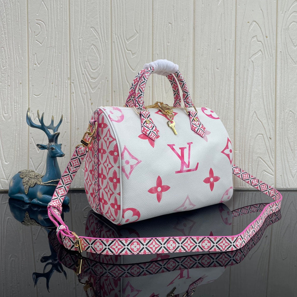 Louis Vuitton M23073 Speedy Bandoulière 25 Bag Monogram canvas Pink - Default Title - View 2