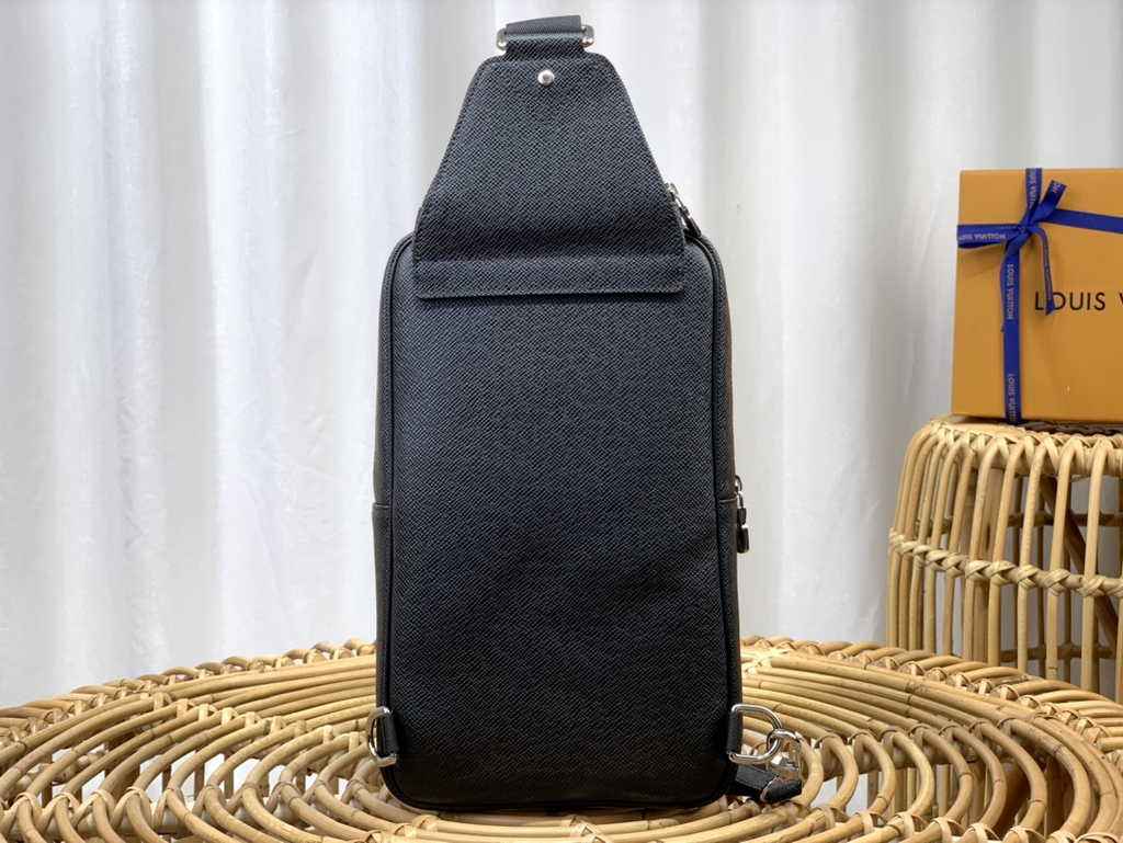 Louis Vuitton M30863 Avenue Slingbag Bag Black Taiga cowhide leather - Default Title - View 3