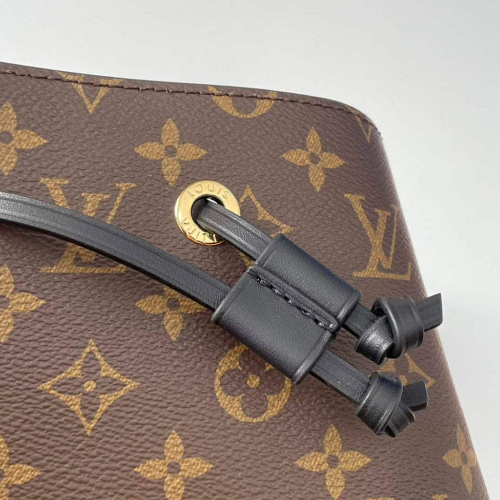 Louis Vuitton M44020 NéoNoé MM Bucket Bag Monogram Black