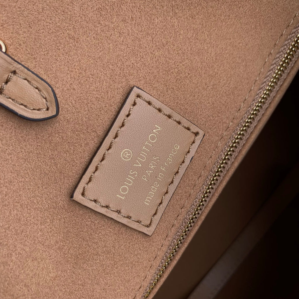 Louis Vuitton M45982 OnTheGo MM Tote Bag Beige - Default Title - View 8