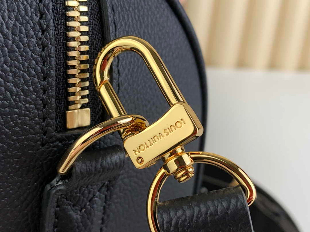 Louis Vuitton M46736 Speedy Bandoulière 25 Monogram Empreinte Leather Black - Default Title - View 7