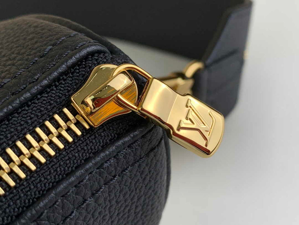 Louis Vuitton M46745 Nano Speedy Monogram Empreinte Leather Black - Default Title - View 5
