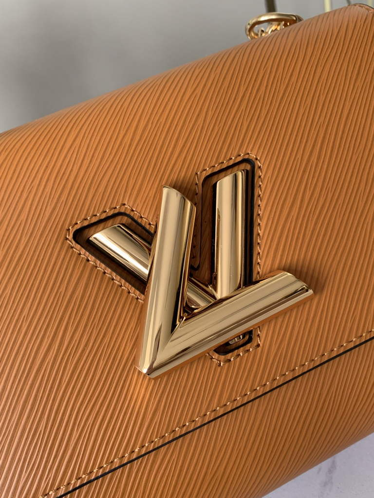 Louis Vuitton M51884 LV M21120 Twist MM Bag Epi Leather Brown - Default Title - View 6