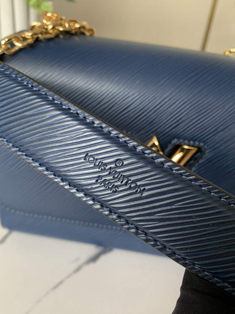 Louis Vuitton M53090 Twist MM Bag Epi Leather Indigo Blue - Default Title - View 6
