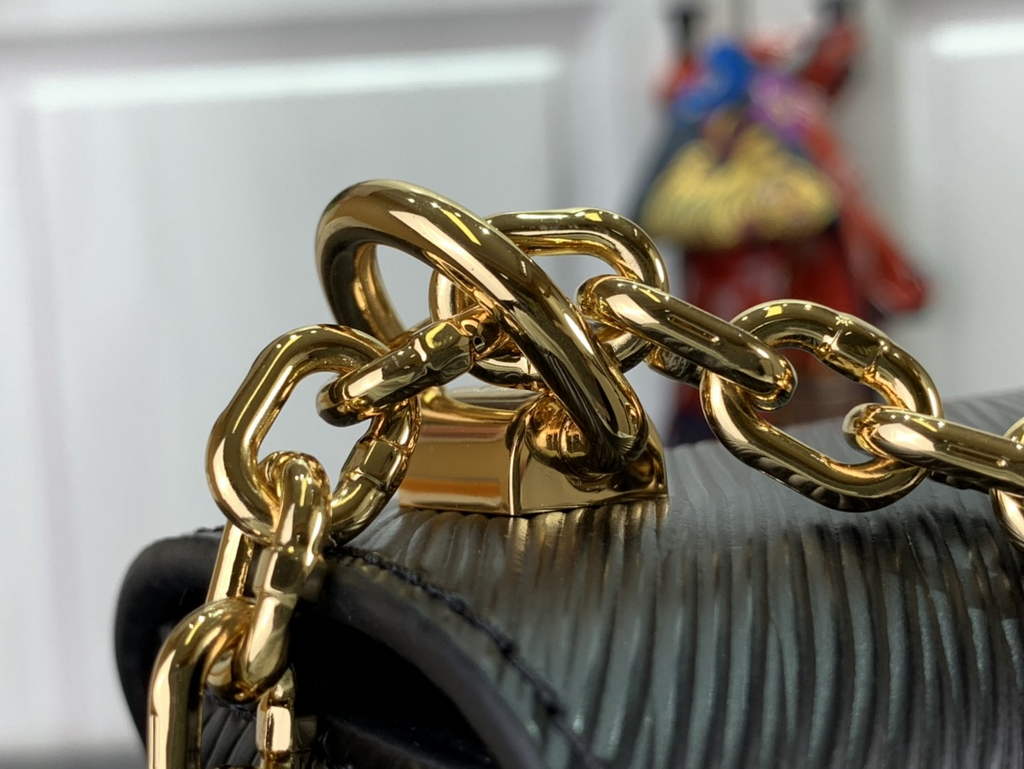 Louis Vuitton M54804 Twist MM Bag Epi Leather Black - Default Title - View 6