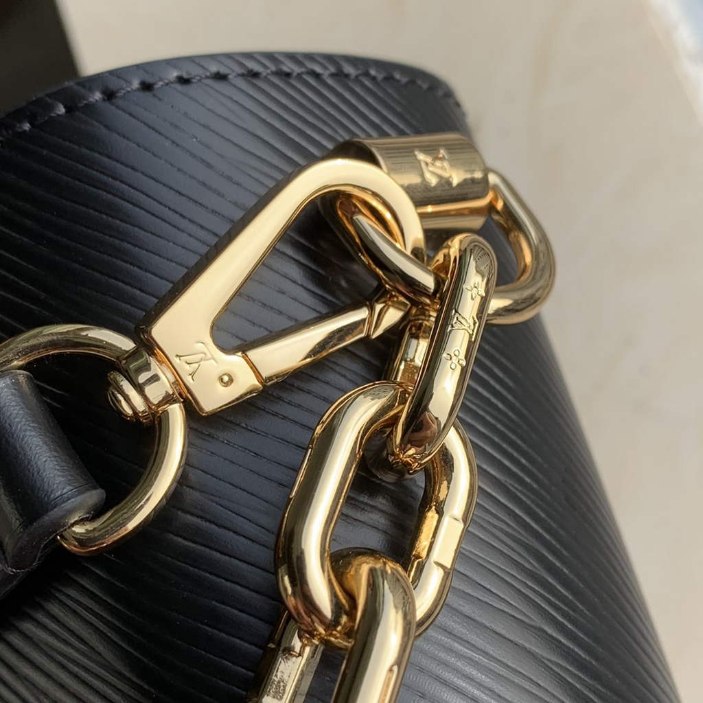 Louis Vuitton M59033 Twist MM Bag Epi Leather Black - Default Title - View 8