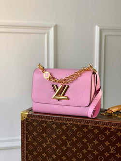 Louis Vuitton M59402 Twist MM Bag Epi Leather Pink - Default Title - View 1