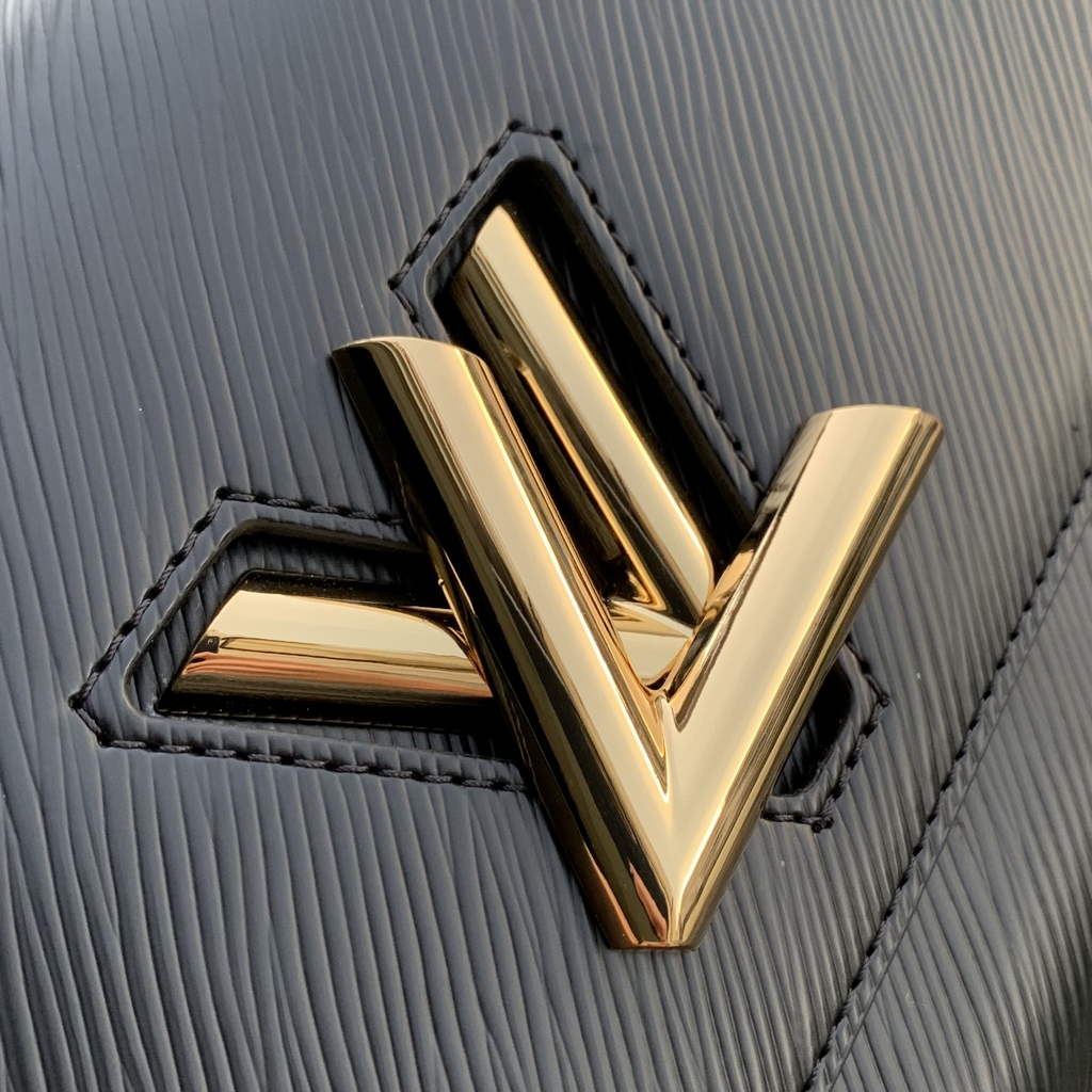 Louis Vuitton M59402 Twist MM Bag Epi Leather Black - Default Title - View 6