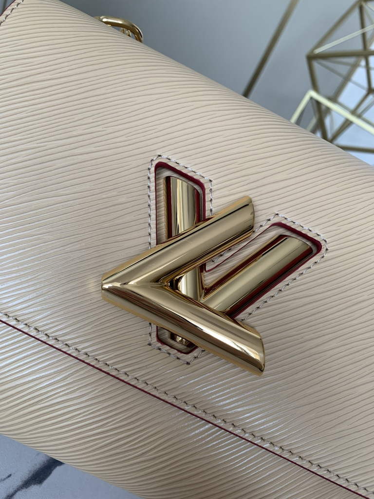 Louis Vuitton M59761 Twist MM Bag Epi Leather Quartz White - Default Title - View 6
