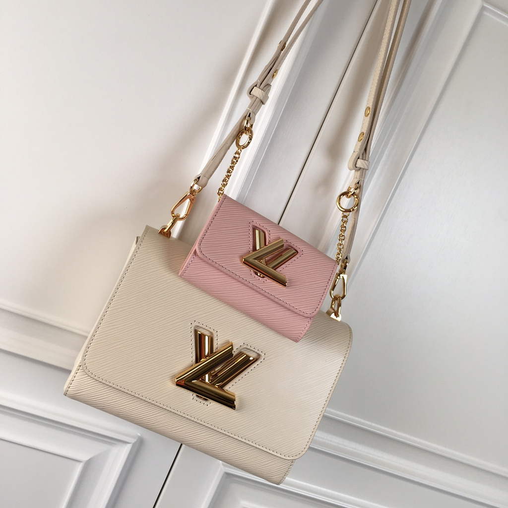 Louis Vuitton M59885 Twist MM Bag Epi Leather Beige Pink - Default Title - View 6