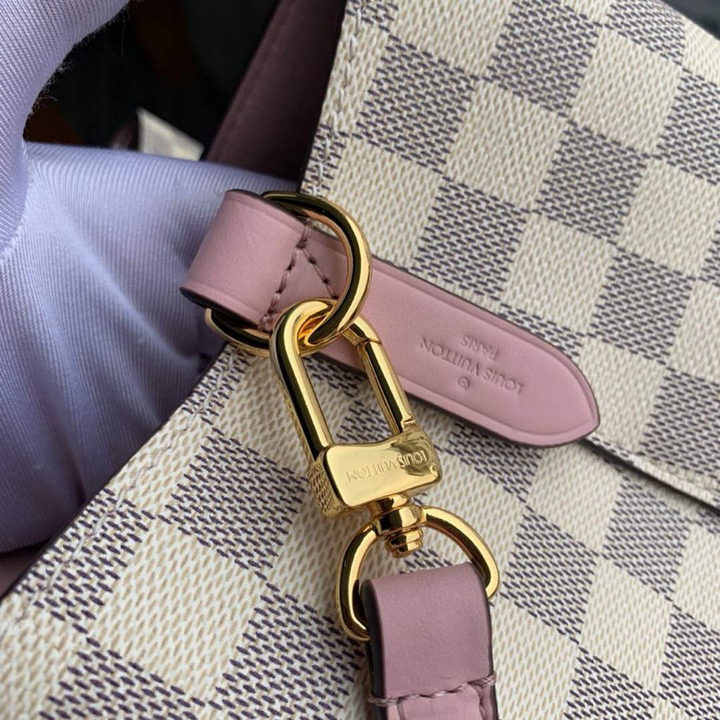 Louis Vuitton N40152 NéoNoé MM Bucket Bag Damier Azur Canvas