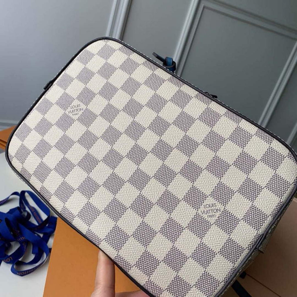 Louis Vuitton N40153 NéoNoé MM Bucket Bag Damier Azur Canvas