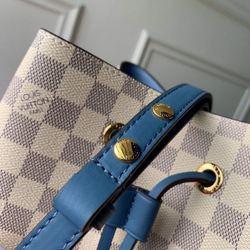 Louis Vuitton N40153 NéoNoé MM Bucket Bag Damier Azur Canvas