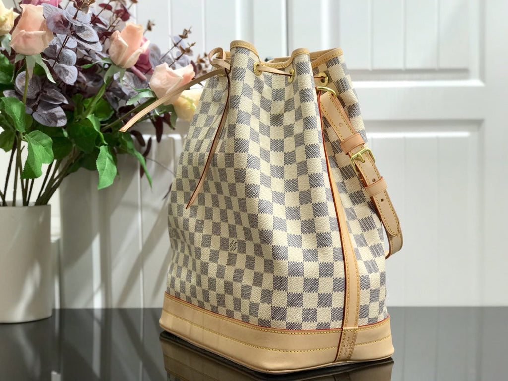 Louis Vuitton N42222 Noé Bucket Bag Damier Azur Canvas