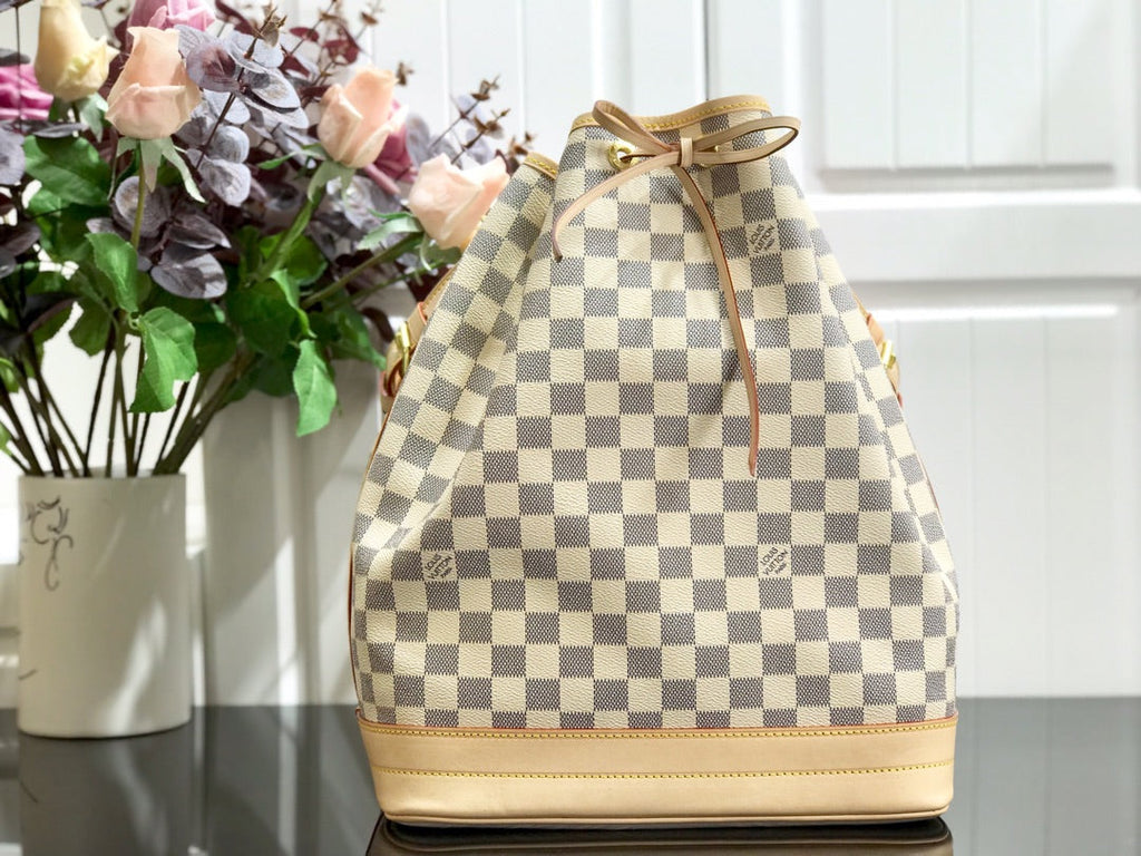 Louis Vuitton N42222 Noé Bucket Bag Damier Azur Canvas
