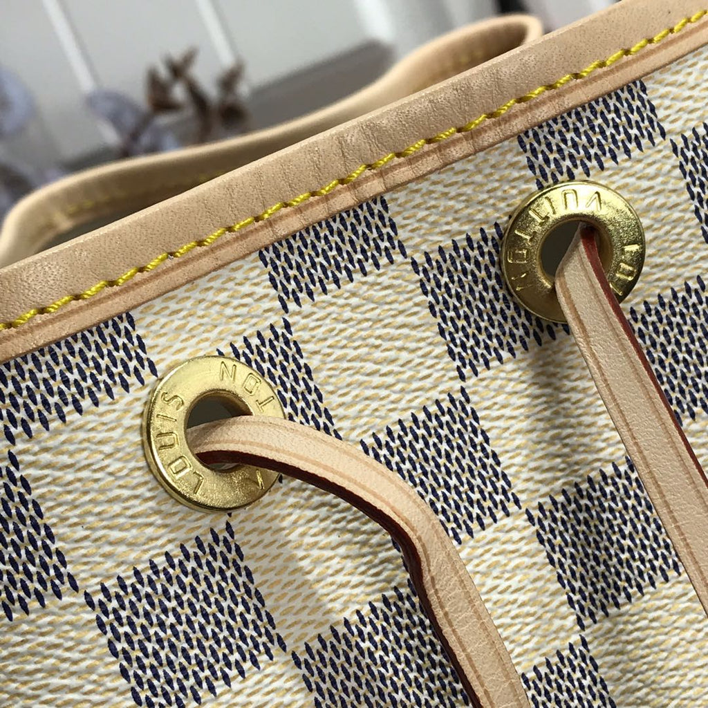 Louis Vuitton N42222 Noé Bucket Bag Damier Azur Canvas