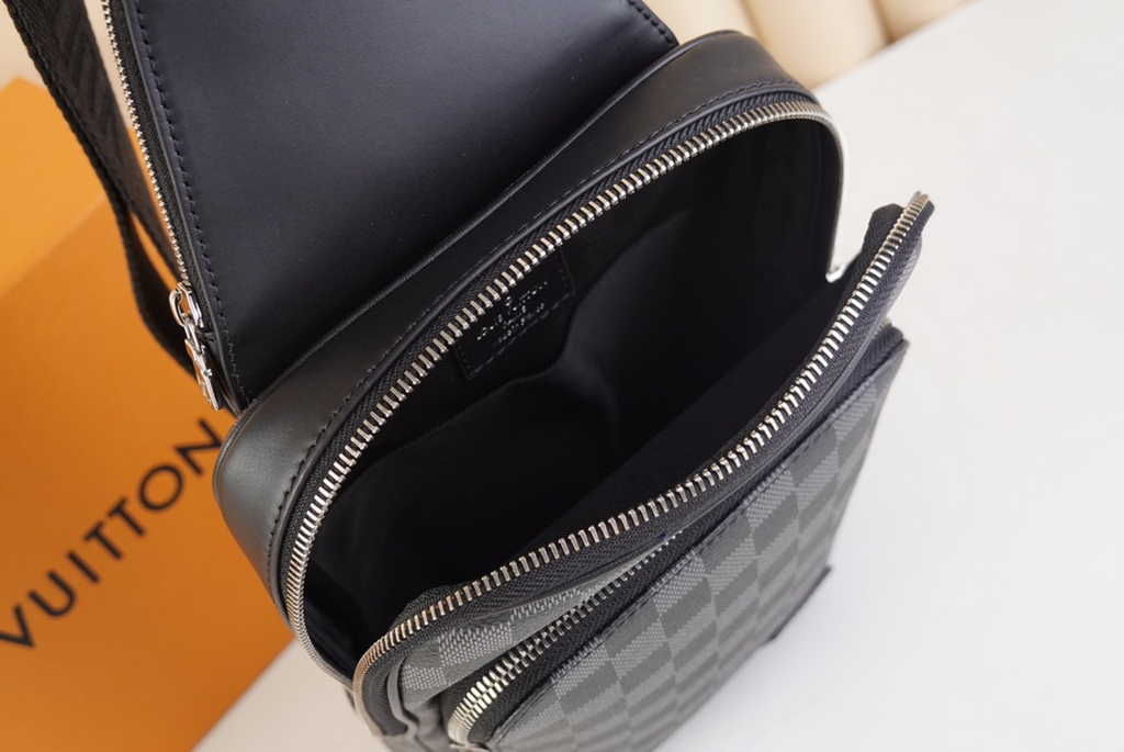 Louis Vuitton N45302 Avenue Slingbag Damier Graphite coated canvas - Default Title - View 8