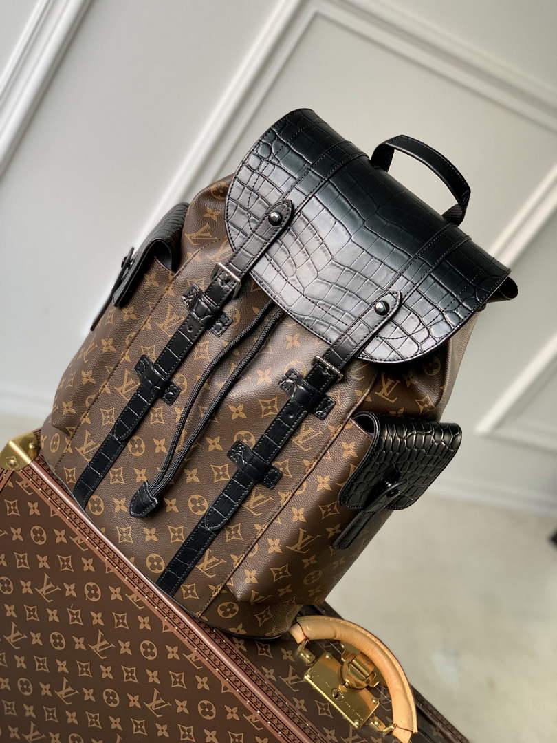 Louis Vuitton N93489 Christopher Backpack PM Monogram canvas body - 38 x 44 x 21 cm / Monogram canvas - View 1