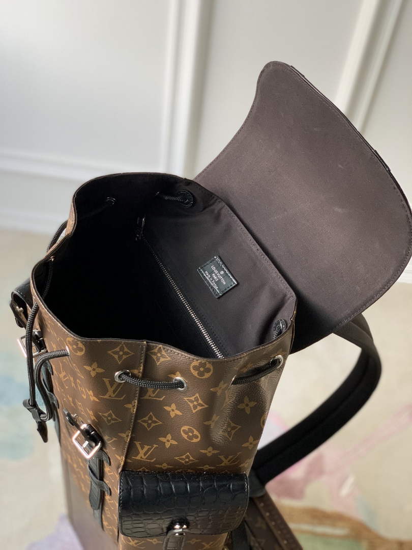 Louis Vuitton N93489 Christopher Backpack PM Monogram canvas body - 38 x 44 x 21 cm / Monogram canvas - View 7