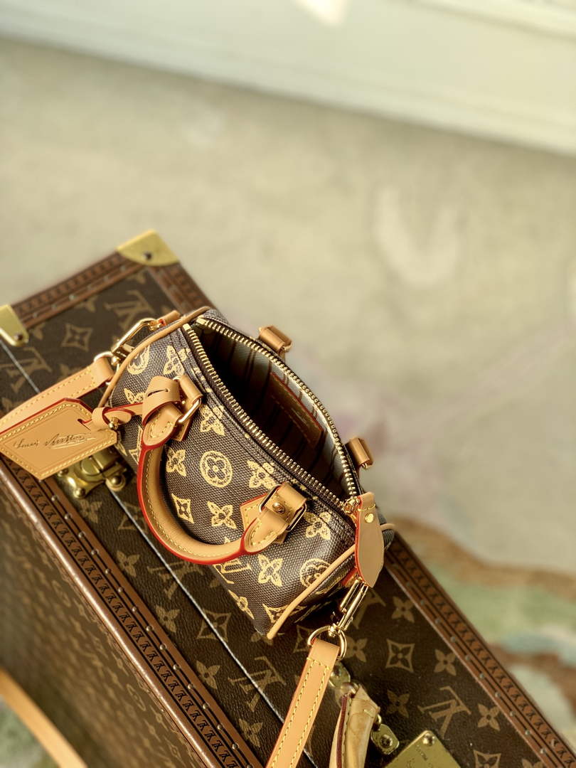 Louis Vuitton Nano Speedy Bag M27610 Monogram Brown - Default Title - View 7