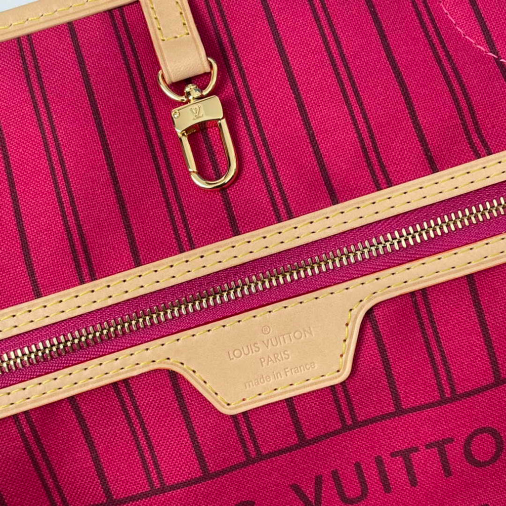 Louis Vuitton Neverfull MM Bag M41178 Monogram Canvas Peony - Default Title - View 8