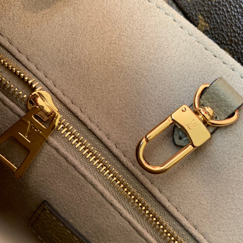 Louis Vuitton Onthego PM Bag M45779 Beige Cream Leather - Default Title - View 6