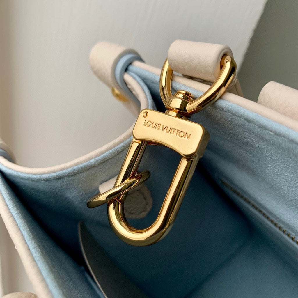 Louis Vuitton Onthego PM Bag M46513 Blue Leather - Default Title - View 7