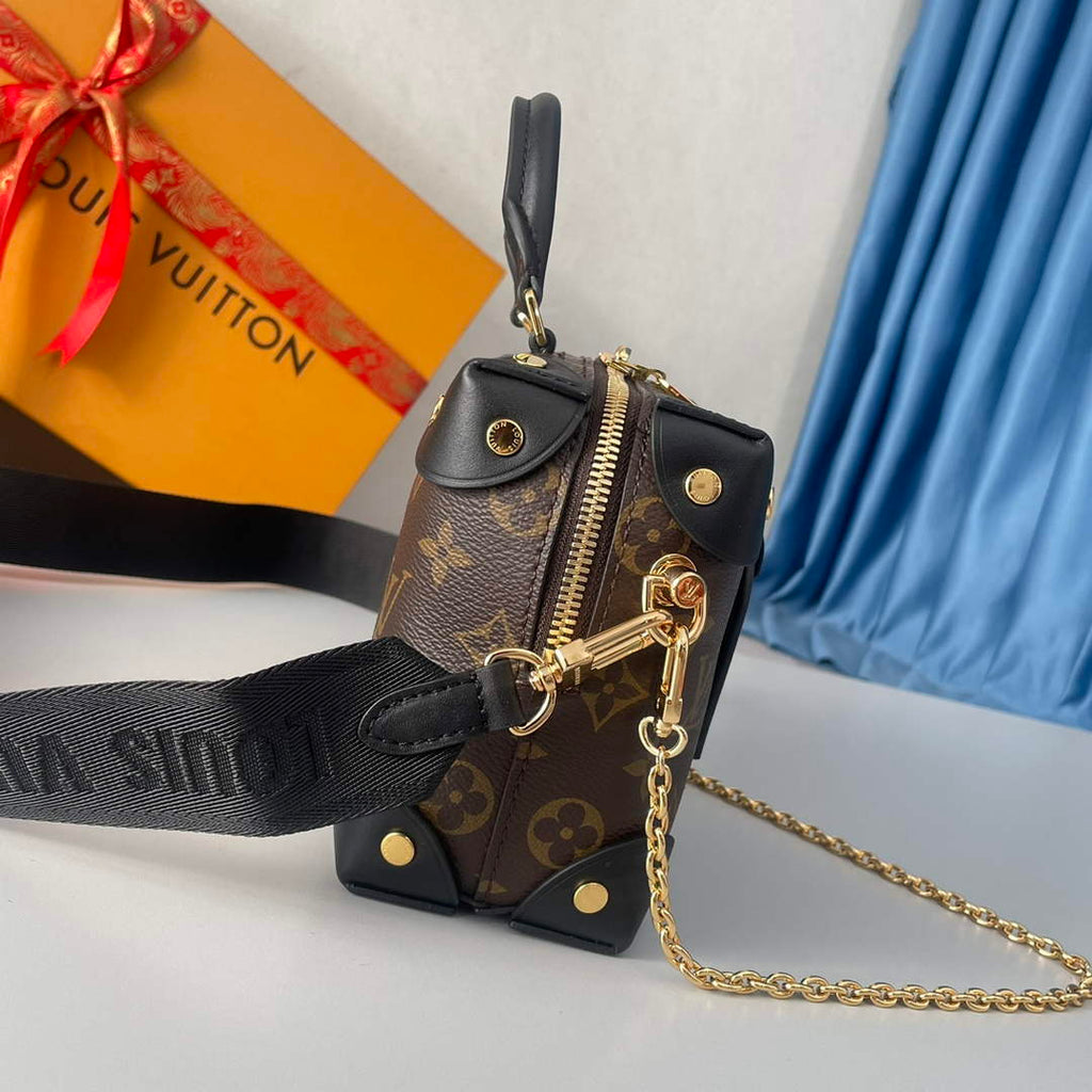 Louis Vuitton Petite Malle Souple M45571 Monogram Black - Default Title - View 3