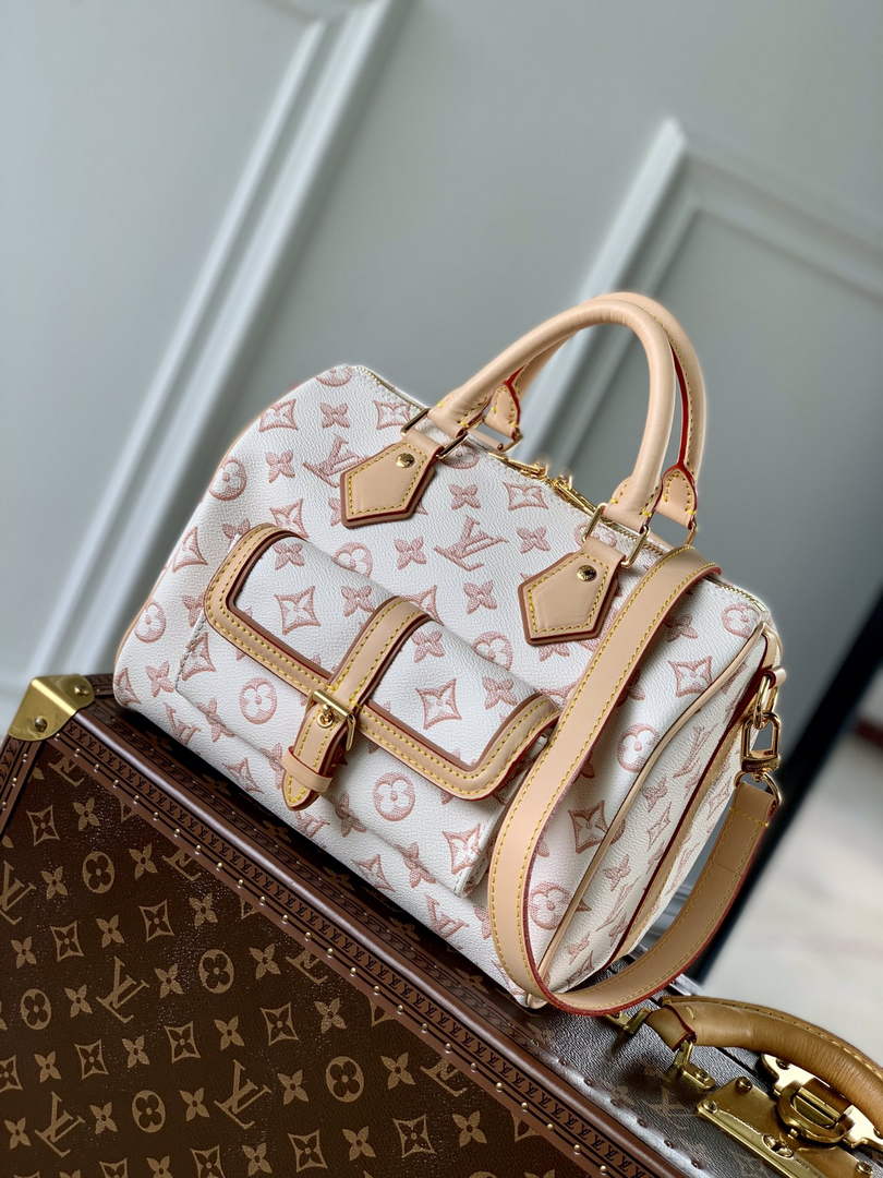 LV M20919 Louis Vuitton Speedy Bandoulière 25 Beige Clair - Default Title - View 1