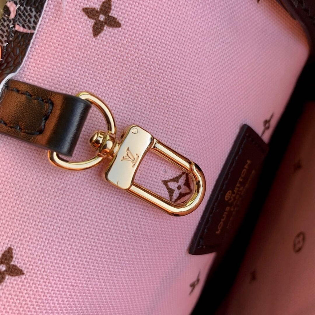 LV M46154 Louis Vuitton OnTheGo MM Tote Bag Black - Default Title - View 7