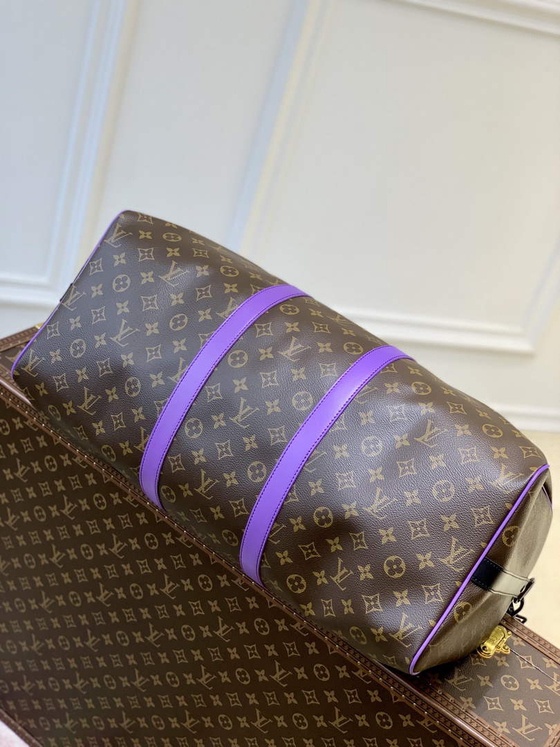 LV M46257 Louis Vuitton Keepall Bandouliere 50 Travel Bag