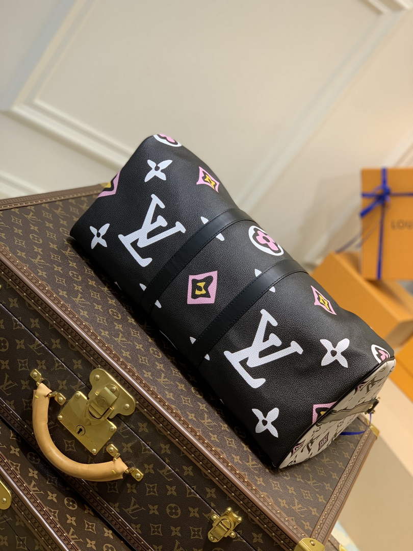LV M58656 Louis Vuitton Keepall Bandouliere 45 Travel Bag