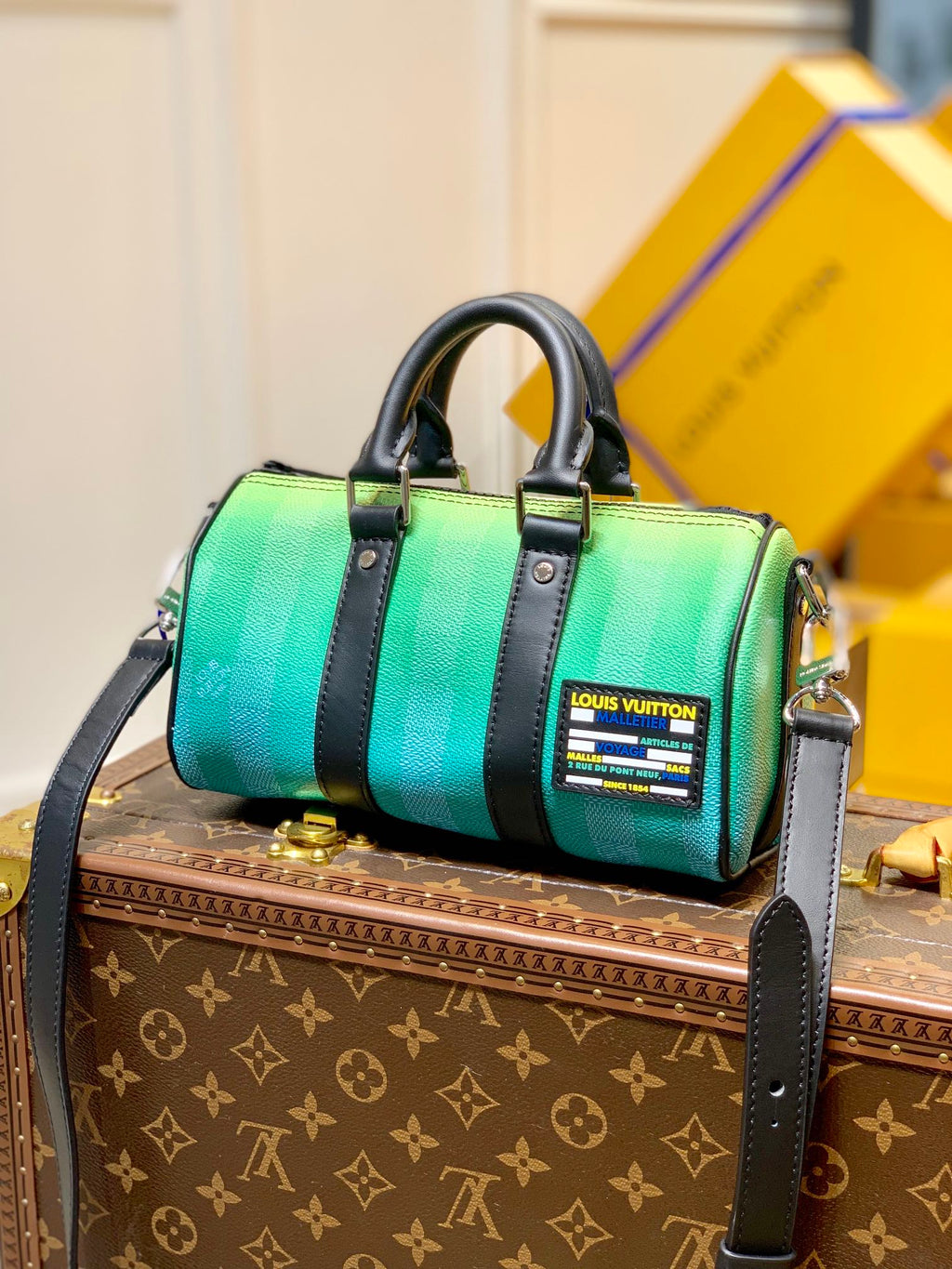 LV M59949 Louis Vuitton Keepall XS Travel Men Bag Damier Other
