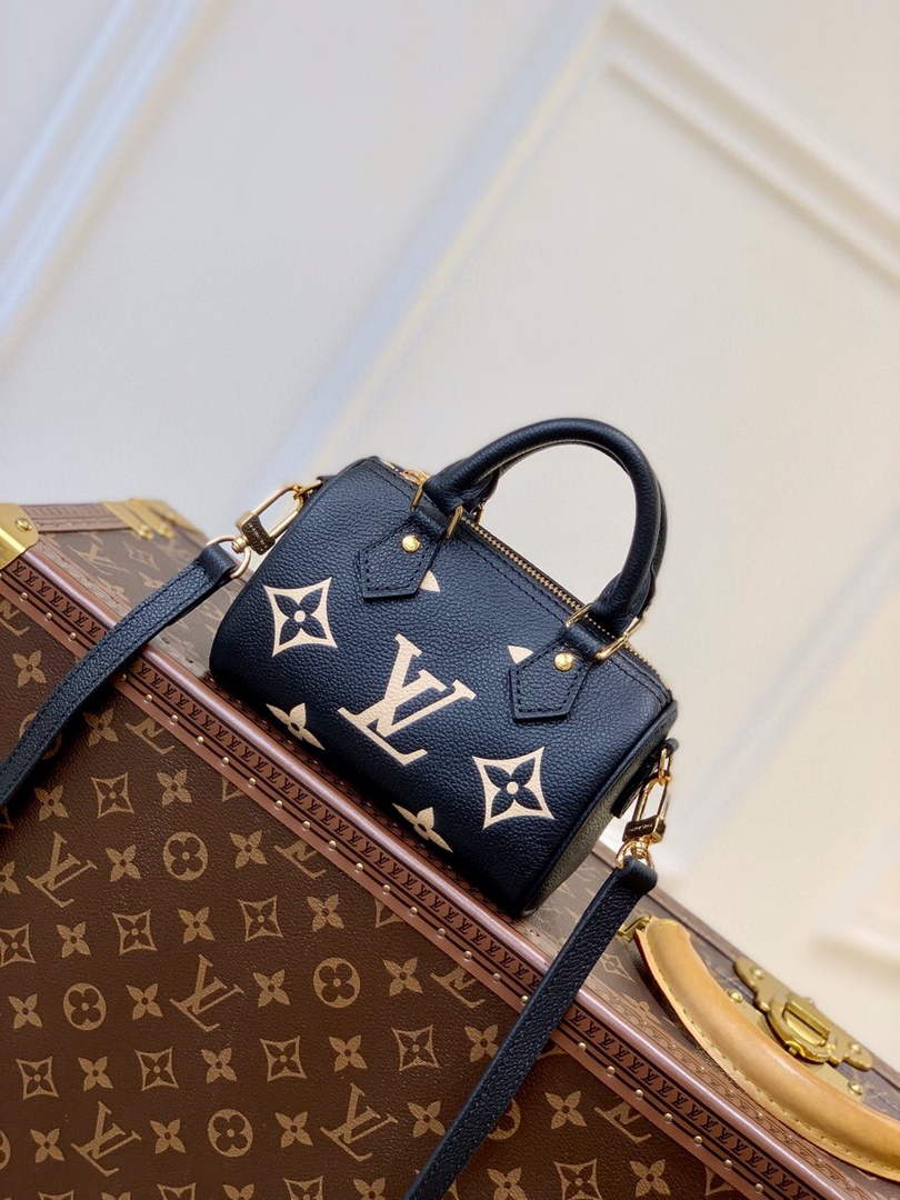 LV M81457 Louis Vuitton Nano Speedy Black - Default Title - View 7