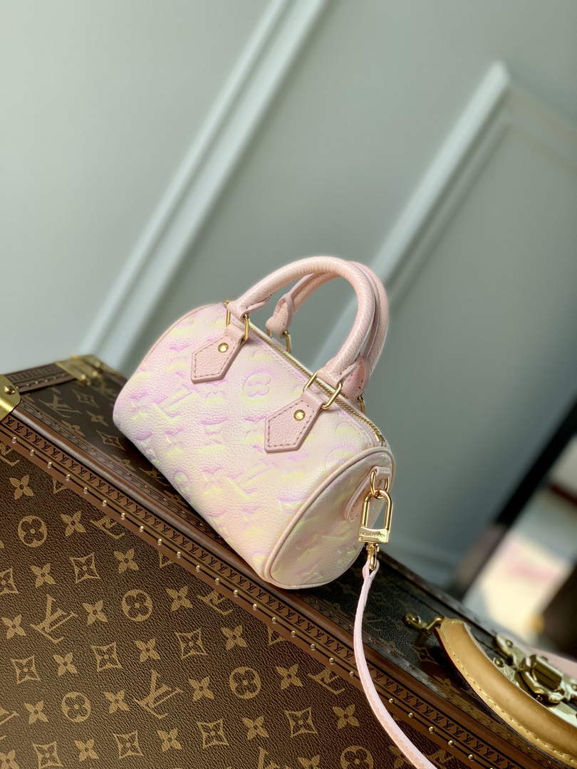 LV M81508 Louis Vuitton Nano Speedy Pink - Default Title - View 3