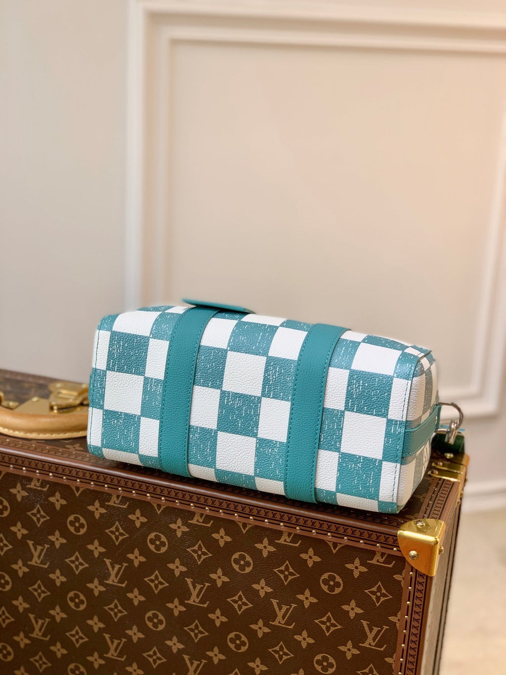 LV N50076 Louis Vuitton City Keepall Travel Men Bag Green