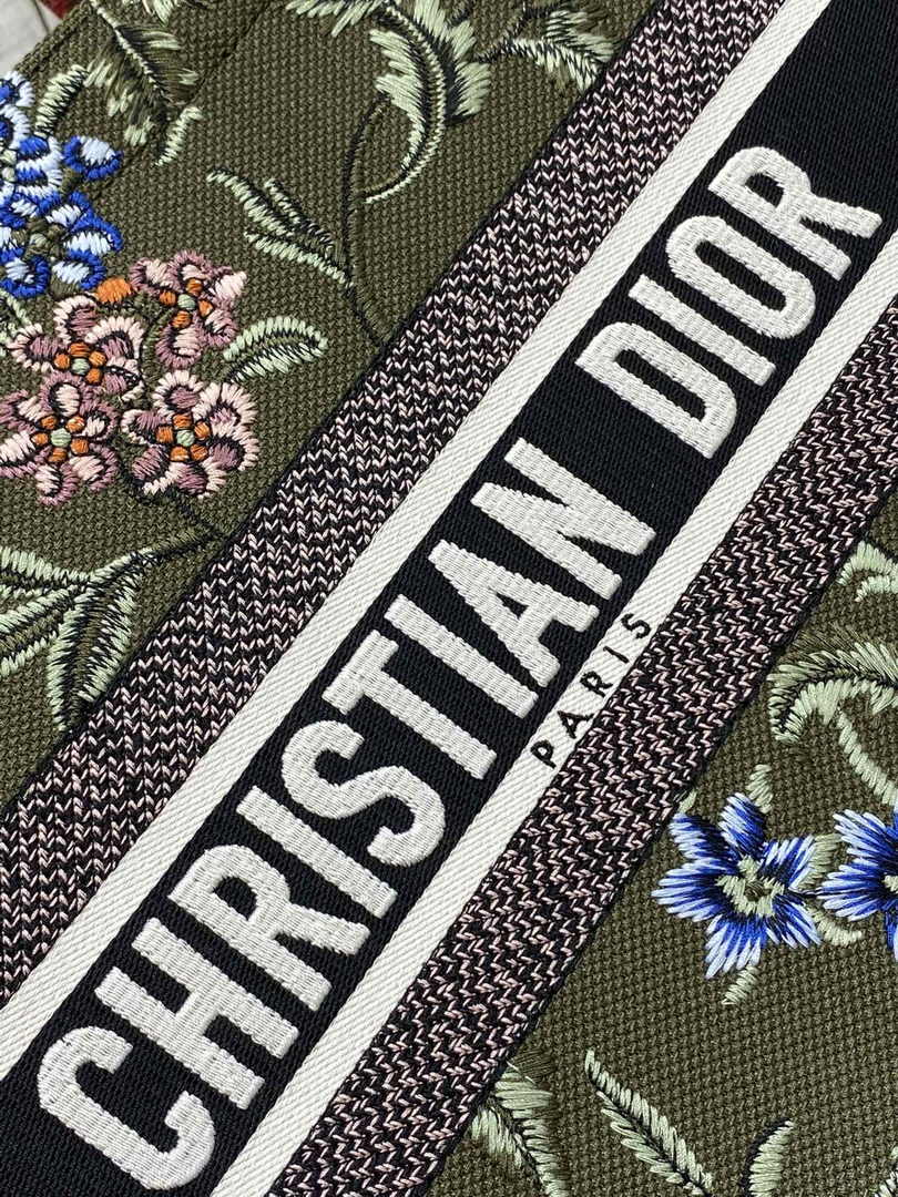 Dior Medium Book Tote M1296 Embroidery C - Default Title - View 7