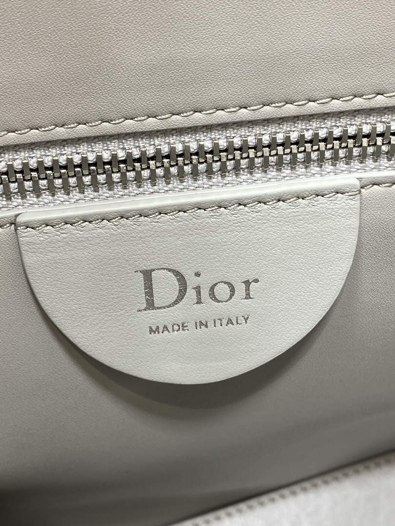 Medium Diorly Bag – Gray Suede Calfskin M1412 - Default Title - View 10