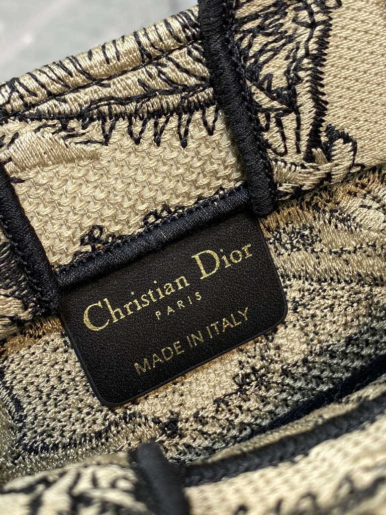 Mini Dior Book Tote Phone Bag S5555 Beige Toile de Jouy Reverse Embroidery - Default Title - View 10