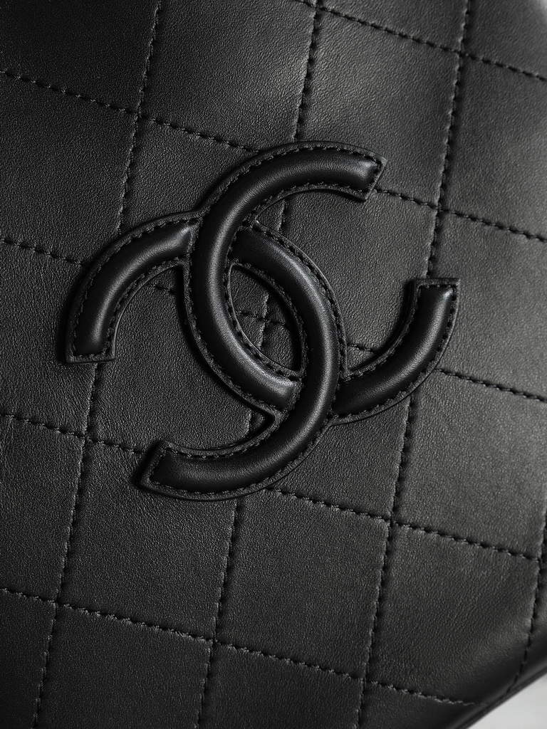 Chanel Mini Shopping Bag, Calfskin AS6199 Black