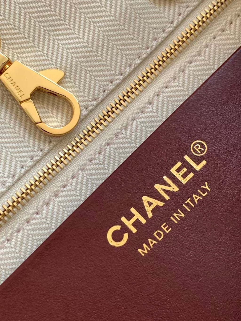 Chanel Mini Shopping Bag, Calfskin AS6199 Brown