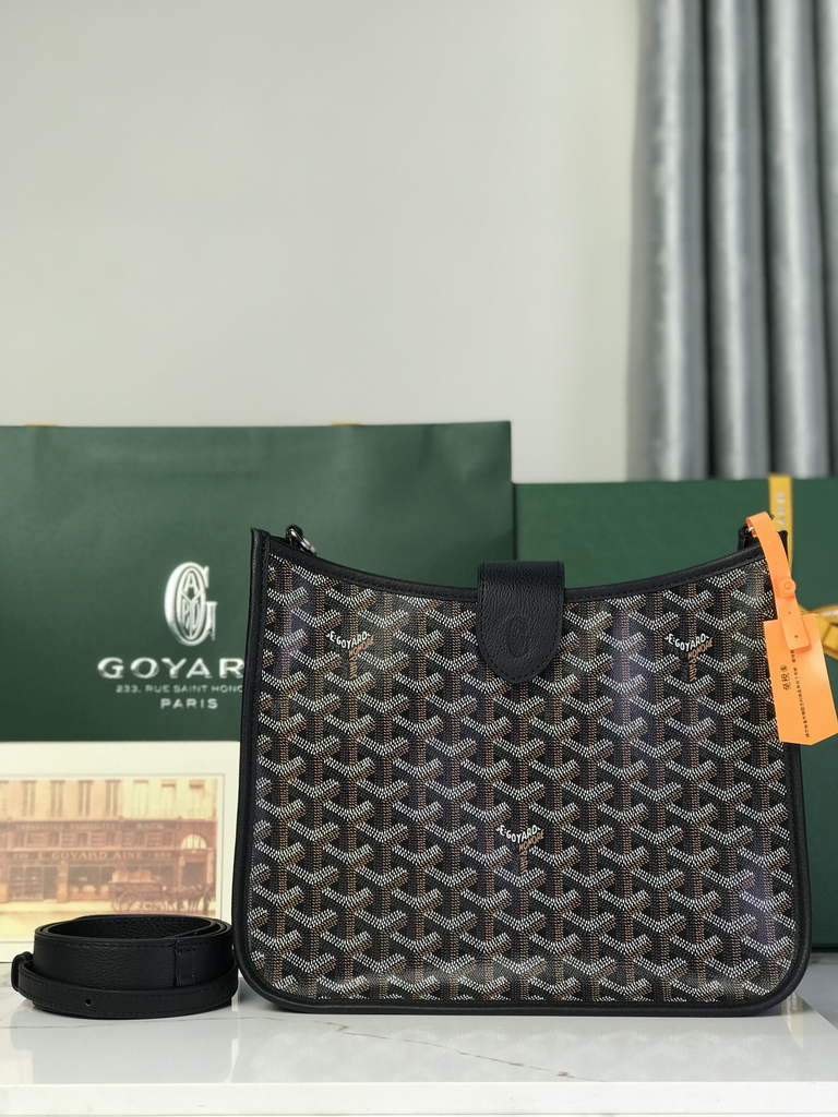 Goyard Musette bag, Goyardine Canvas Black